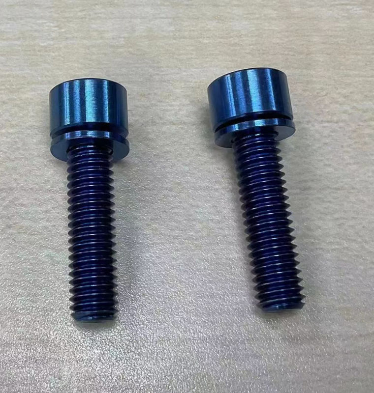 M3-M30 Titanium Hex bolts With Allen Head Forging Or Drawing with high quality