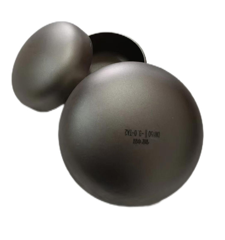 Annealing Titanium Pipe Cap ANSI B16.9 GB/T 12459 Dia 219mm X 3mm