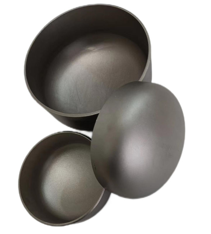 Annealing Titanium Pipe Cap ANSI B16.9 GB/T 12459 Dia 219mm X 3mm