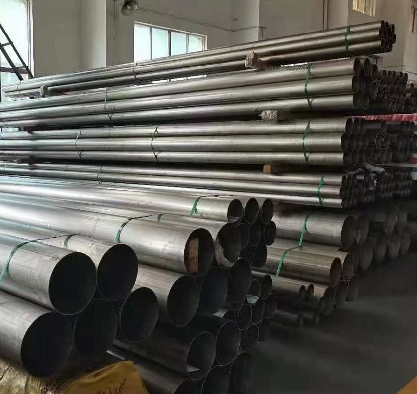 Gr5 Gr7 Gr9 Titanium Pipe With ASTM B338 / ASME SB338 OD 1/8