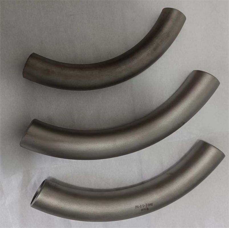 3D 90 Degree Titanium Elbow ASTM B16.9 SH3408 SH3409 HG/T21635 Gr1 Gr5