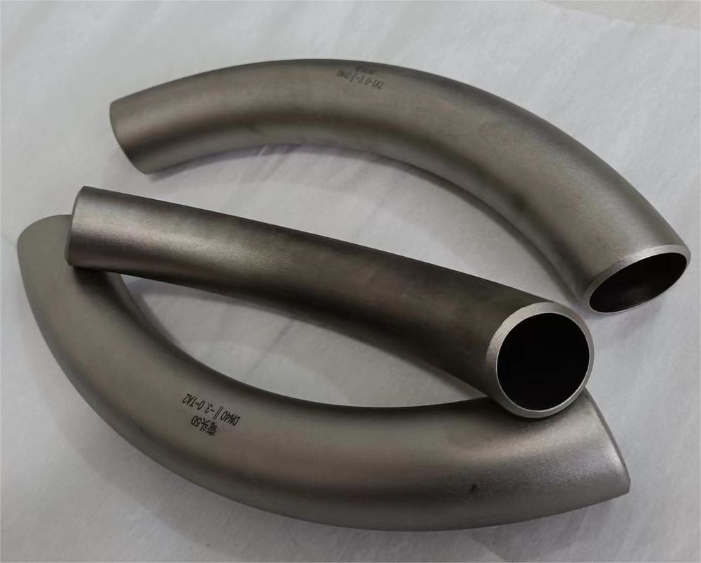 3D 90 Degree Titanium Elbow ASTM B16.9 SH3408 SH3409 HG/T21635 Gr1 Gr5