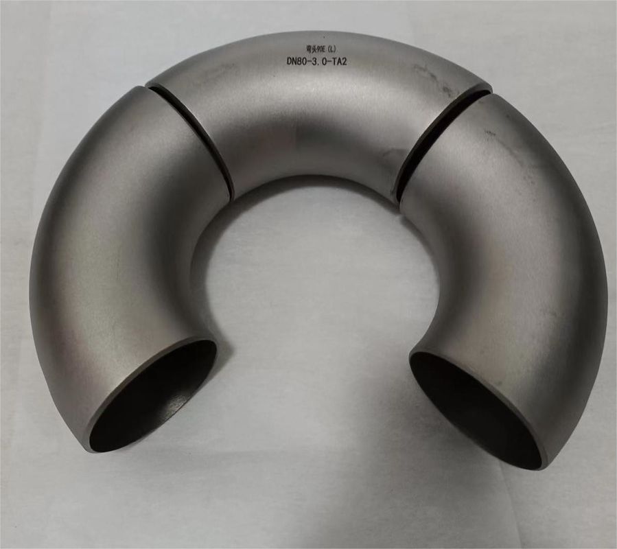 90 Degree Long / Short Radius Titanium Elbow With Grade 1 / 2 / 5 / 7