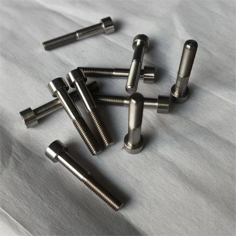 M6x10 20 30 40 mm Gr5 Flat and hex  dished Head Titanium Bolts Forged Technology