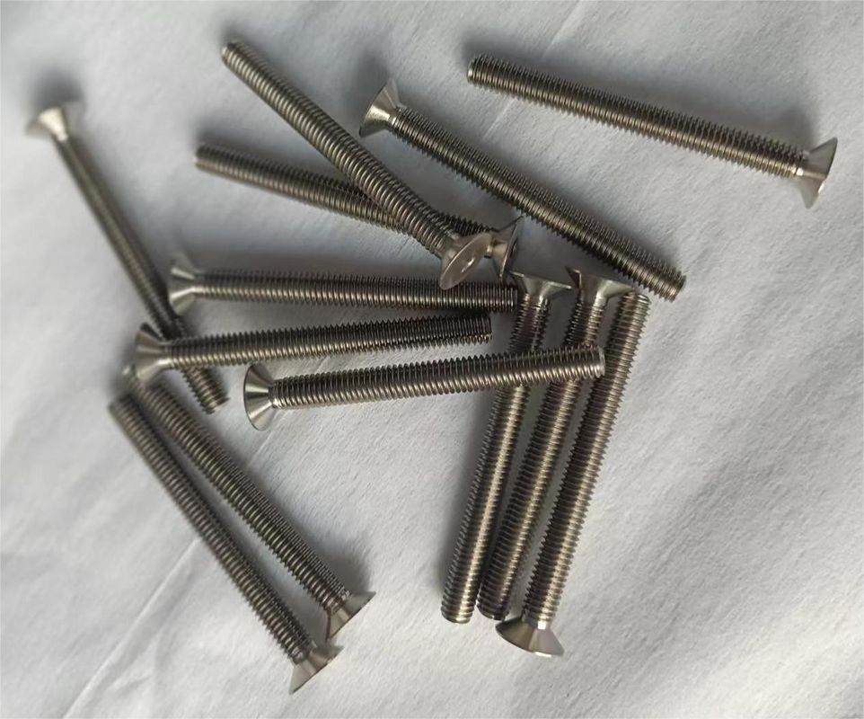 M6x10 20 30 40 mm Gr5 Flat and hex  dished Head Titanium Bolts Forged Technology
