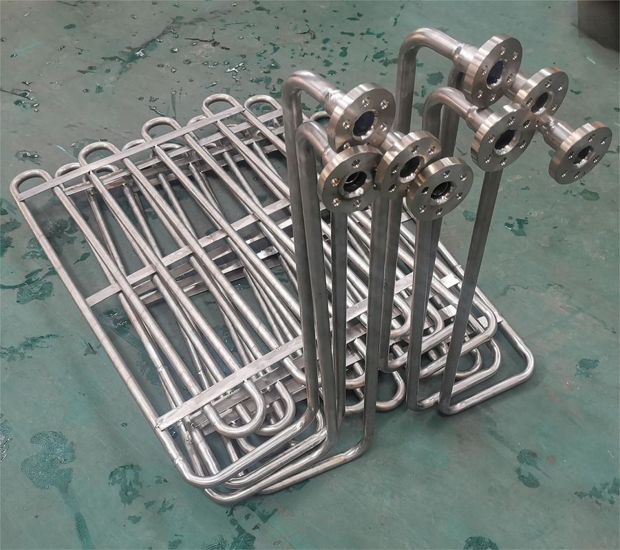 ANSI B16.9 Gr1 Gr2 Gr3 Titanium Zigzag Flat Tube For Heat Exchanger
