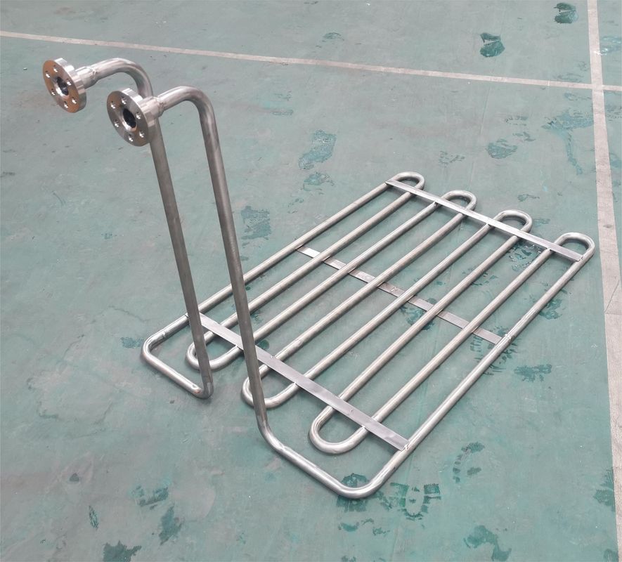 ANSI B16.9 Gr1 Gr2 Gr3 Titanium Zigzag Flat Tube For Heat Exchanger
