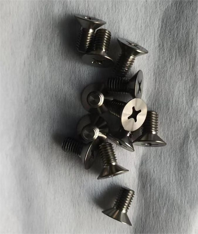 Gr1 Gr2 Gr3 Gr4 Gr5 Titanium Flat Head Phillips Screws Forging Or Drawing