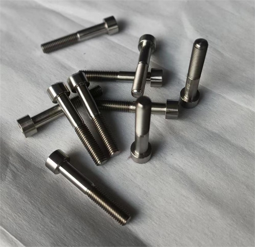 Gr1 Titanium Capital Hex Socket Screws M6 20*60 / 80 / 100 / 120mm