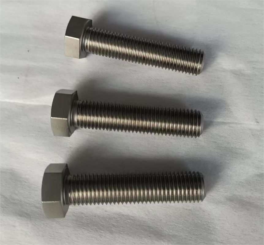 ASTM B348 Forging Or Drawing Titanium Hexagon Head Bolt Gr1 Gr3 Gr5