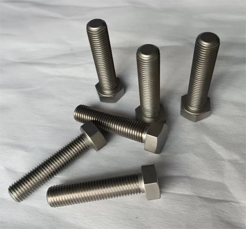 ASTM B348 Forging Or Drawing Titanium Hexagon Head Bolt Gr1 Gr3 Gr5