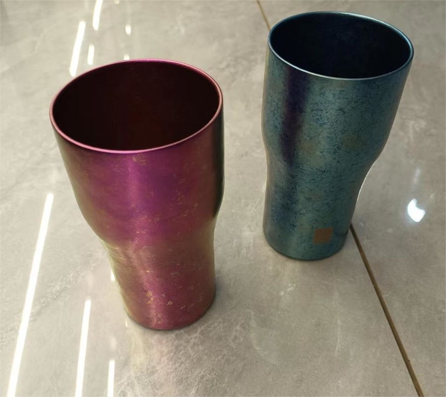 Outdoor Camping Travel 500ml Titanium Mug For Beer Coffee Beer Wine Tea Juice Milk Drink