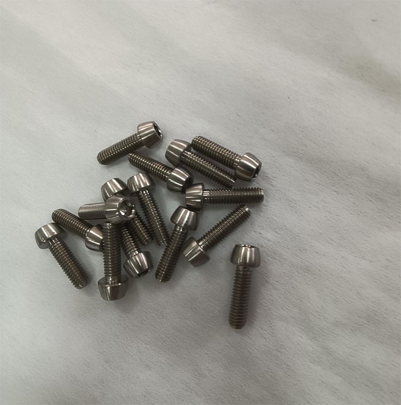 Titanium Bolt M5x9 16 18 20 25 30 35 40 45 50 55 60mm Taper Hex Allen Head bolts