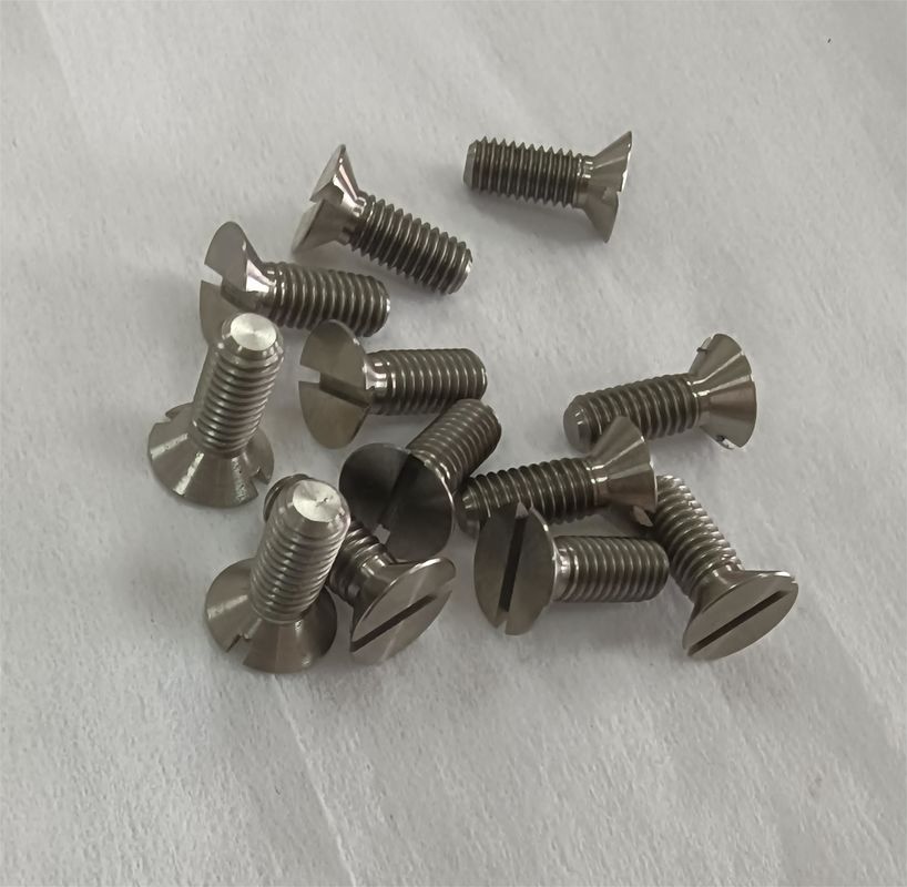 Titanium Slotted Flat Head Screws M2/4/6/8 X 4 6 8 10mm Customized