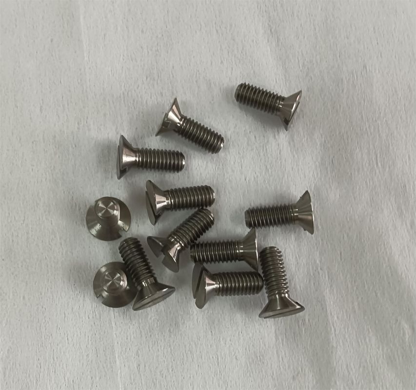 Titanium Slotted Flat Head Screws M2/4/6/8 X 4 6 8 10mm Customized