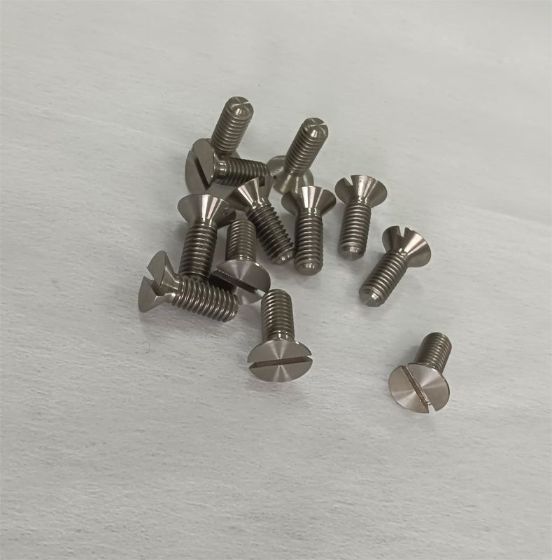 Titanium Slotted Flat Head Screws M2/4/6/8 X 4 6 8 10mm Customized