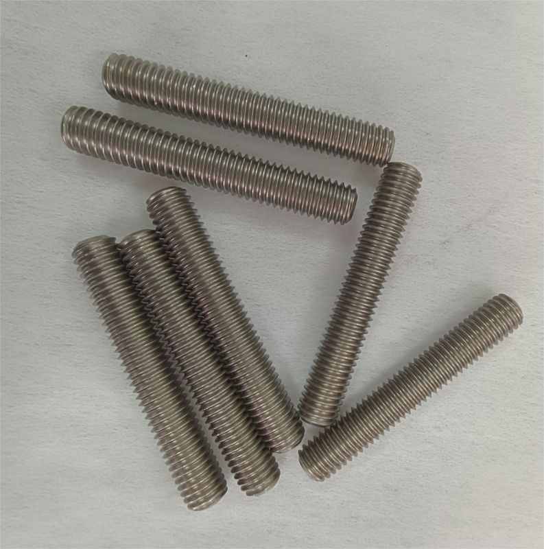 Titanium Fully Threaded Stud M2 M3 M4 - M12 Pitch 0.5 - 1.25 X40/50/60/100mm