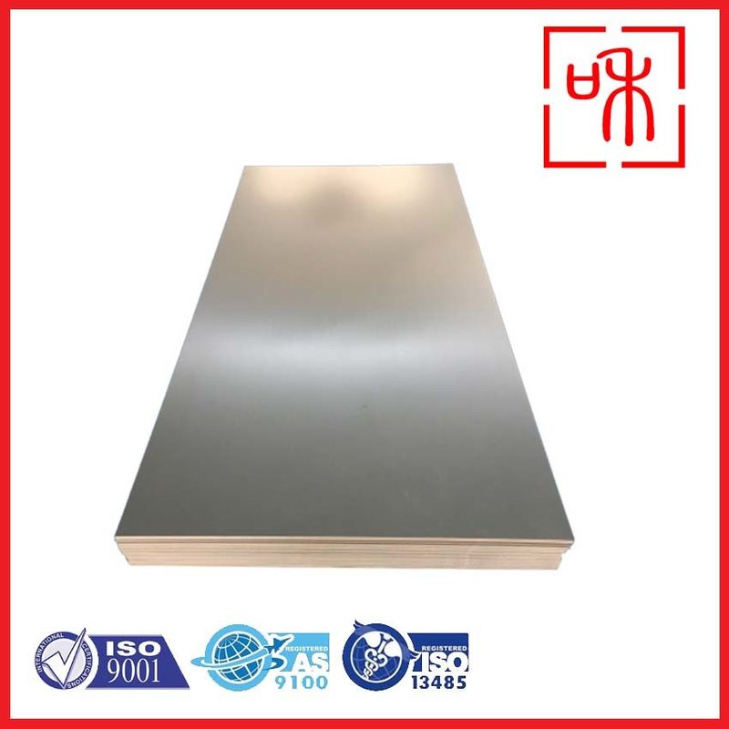 Titanium Sheet Metal ASTM B265 Grade 2 And Grade 5 Titanium Plate For Chemical Exposure And Industry Usages